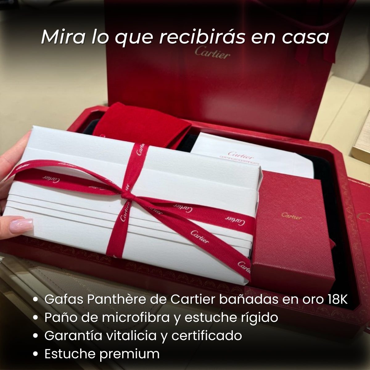 Gafas Cartier Leopard UV400 + Regalo Exclusivo  | Precio de costo