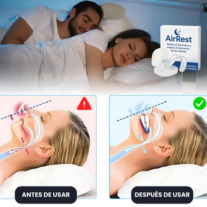 AirRest™ 2025 | Bucal anti-ronquidos y anti-apnea | En Oferta (Hasta el Domingo)